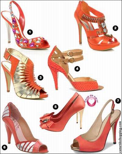 escarpin corail andré